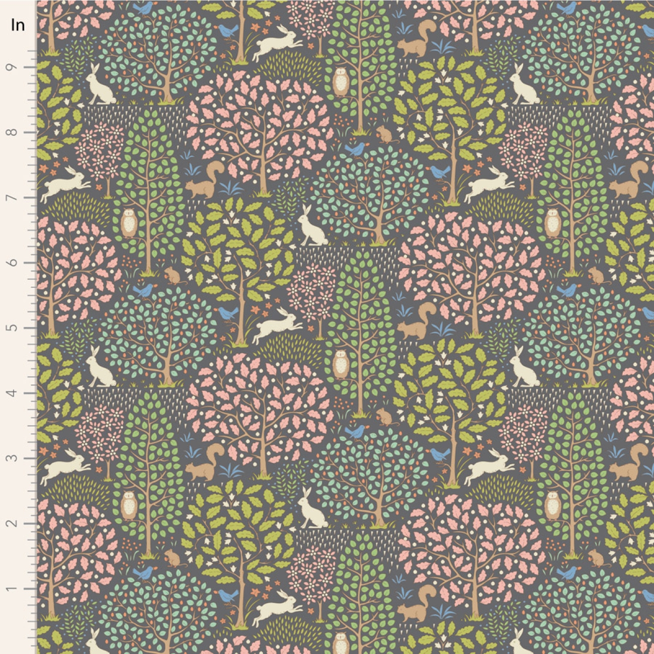Tilda Patchwork Stoff Baumwolle - Sanctuary - Greygreen